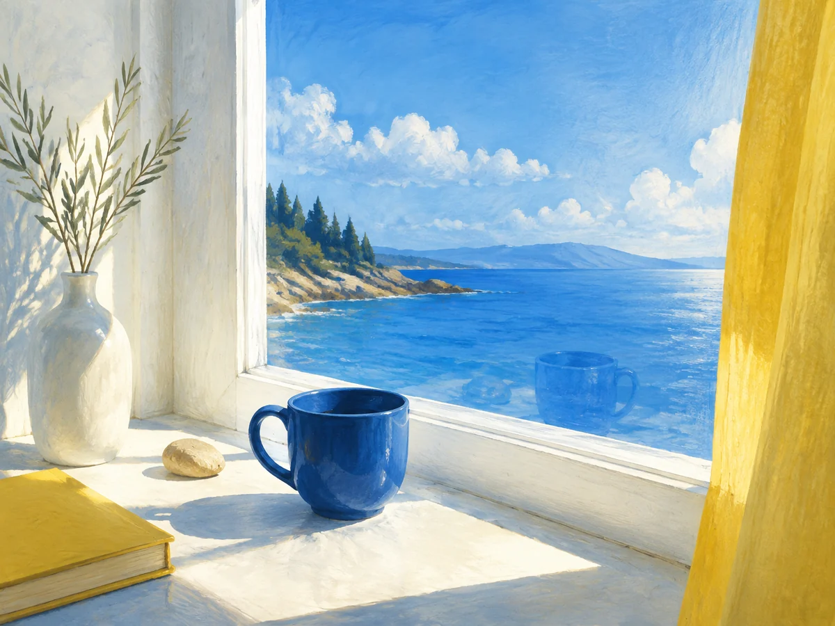 Sunlit cup