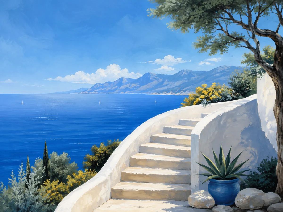 Coastal stair